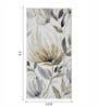 Gold and Grey Floral Polypropylene 5 ft x 2.5 ft Machine Made Runner