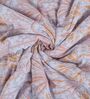 Gold and Purple 100% COTTON Solid 150 GSM King Bed Comforter