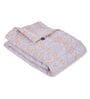 Gold and Purple 100% COTTON Solid 150 GSM King Bed Comforter