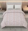 Gold and Purple 100% COTTON Solid 150 GSM King Bed Comforter