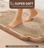 Gold Anti Skid Polyester Bathmat (55x85 cm)