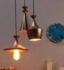 Salina Antique Gold Iron Cluster Hanging Light