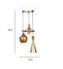 Bijou Antique Gold Iron Cluster Hanging Light
