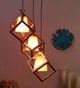 Zac Antique Gold Iron Cluster Hanging Light