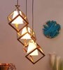 Ainsley Antique Gold Iron Cluster Hanging Light