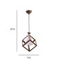 Atrimo Antique Gold Iron Hanging Light