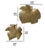 Gold Antique Maple Platter Set