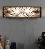 Siena Metal Flush Mount Wall Light (Antique Gold Finish)