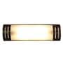 Aesthetic Metal Flush Mount Wall Light (Antique Gold Finish)