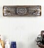 Areum Metal Flush Mount Wall Light (Antique Gold Finish)
