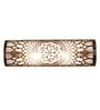 Areum Metal Flush Mount Wall Light (Antique Gold Finish)