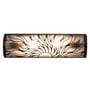 Siena Metal Flush Mount Wall Light (Antique Gold Finish)