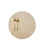 Golden Anya Round PVC Dining Table Placemat