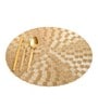 Golden Anya Round PVC Dining Table Placemat