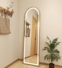 Gold Arch Halo Arch Floor Mirror (150 x 40) CM