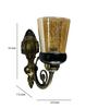 Gold B22 holder Metal & Glass Uplight Wall Scone