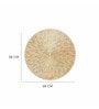 Golden Badra Round PVC Dining Table Placemat