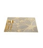 Golden Berey Rectangular PVC Dining Table Placemat