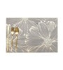 Golden Berey Rectangular PVC Dining Table Placemat