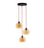 Diseno Gold Gold Glass Cluster Hanging Light