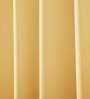 Gold Silk Blackout 7 Feet Eyelet Curtain (Set of 2)