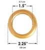Gold Silk Blackout 7 Feet Eyelet Curtain (Set of 2)