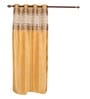 Gold Velvet Blackout 9 Feet Eyelet Curtain (1 Piece)