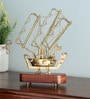Gold Brass  Antique Finish  Ship Model
