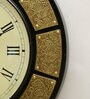 Gold Brass Analog Wall Clock
