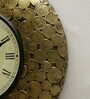Forest Gold Brass Analog Wall Clock