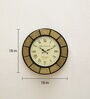 Gold Brass Analog Wall Clock