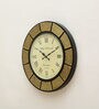 Gold Brass Analog Wall Clock