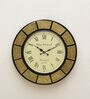 Gold Brass Analog Wall Clock