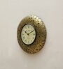 Forest Gold Brass Analog Wall Clock