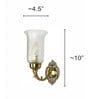 Areum Gold Brass and Glass Wall Sconces