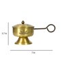 Gold Brass Antique Fumer