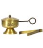 Gold Brass Antique Fumer