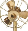 Gold Brass Table Fan