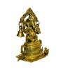 Gold Brass Ganesh Arch Idol