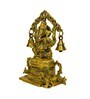 Gold Brass Ganesh Arch Idol