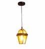 Jazmin Gold Brass Hanging Light