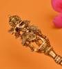 Gold Brass Krishna Spoon for Pouring Ghee in Havan Kund