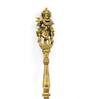 Gold Brass Krishna Spoon for Pouring Ghee in Havan Kund