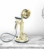 Gold Brass Retro Telephone