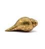 Gold Brass Shankh with carving 