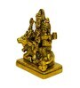 Gold Brass Shiv With Family Idol