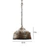 Bernice Gold Brass Hanging Light