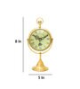 Glob Gold Brass Table Clock