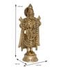 Gold Brass Tirupati Balaji Idol
