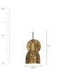 Mabel Gold Metal Novelty Wall Light